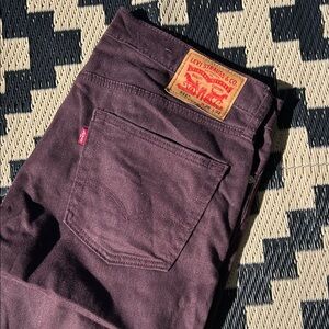 Men’s Levi's 511 PERFECT FALL Aubergine Denim